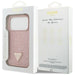 Guess Rhinestone Triangle Logo iPhone 17 Pro Case - Pink - Cell phone cases and covers<<<HurtelXML