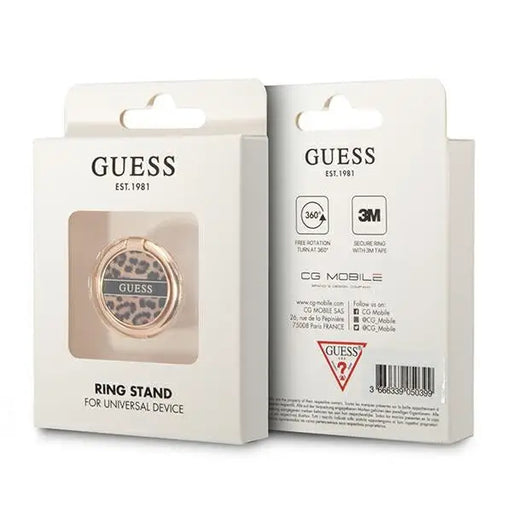 Guess Ring stand GURSHCLOW brown/brown Leopard - Other cell phone equipment<<<HurtelXML