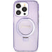 Guess Ring Stand Script Glitter MagSafe case for iPhone 15 Pro Max - purple - Cell phone cases and covers<<<HurtelXML