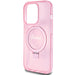 Guess Ring Stand Script Glitter MagSafe case for iPhone 15 Pro - pink - Cell phone cases and covers<<<HurtelXML