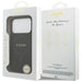 Guess Saffiano Classic Logo MagSafe Case for iPhone 17 Pro - Black - Cell phone cases and covers<<<HurtelXML