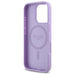 Guess Saffiano MagSafe iPhone 16 Pro Max Case - Purple - Cell phone cases and covers<<<HurtelXML