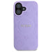 Guess Saffiano Peony Classic Logo MagSafe iPhone 16 Case - Purple - Cell phone cases and covers<<<HurtelXML