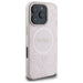 Guess Saffiano Peony Classic Logo MagSafe iPhone 16 Pro Max Case - Pink - Cell phone cases and covers<<<HurtelXML