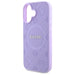 Guess Saffiano Peony Classic Logo MagSafena iPhone 16 Plus Case - Purple - Cell phone cases and covers<<<HurtelXML
