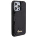 Guess Sequin Script Metal case for iPhone 15 Pro - black - Cell phone cases and covers<<<HurtelXML