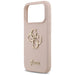 Guess Silicone Big 4G Script Case for iPhone 17 Pro - Pink - Cell phone cases and covers<<<HurtelXML
