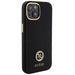 Guess Silicone Logo Strass 4G Case for iPhone 15 - Black - Cell phone cases and covers<<<HurtelXML