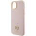 Guess Silicone Logo Strass 4G case for iPhone 15 - light pink - Cell phone cases and covers<<<HurtelXML