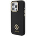 Guess Silicone Logo Strass 4G Case for iPhone 15 Pro - Black - Cell phone cases and covers<<<HurtelXML