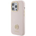 Guess Silicone Logo Strass 4G case for iPhone 15 Pro - light pink - Cell phone cases and covers<<<HurtelXML