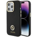 Guess Silicone Logo Strass 4G case for iPhone 15 Pro Max - black - Cell phone cases and covers<<<HurtelXML