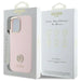 Guess Silicone Logo Strass 4G case for iPhone 16 - light pink - Cell phone cases and covers<<<HurtelXML