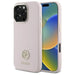 Guess Silicone Logo Strass 4G case for iPhone 16 Pro - light pink - Cell phone cases and covers<<<HurtelXML