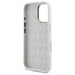 Guess Silicone Logo Strass 4G Case for iPhone 16 - White - Cell phone cases and covers<<<HurtelXML