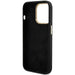 Guess Silicone Script Metal Logo & Frame case for iPhone 15 Pro - black - Cell phone cases and covers<<<HurtelXML