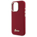 Guess Silicone Script Metal Logo iPhone 16 Pro Case - Pink - Cell phone cases and covers<<<HurtelXML