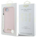Guess Silicone Script Metal Logo MagSafe iPhone 16e Case - Pink - Cell phone cases and covers<<<HurtelXML