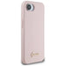 Guess Silicone Script Metal Logo MagSafe iPhone 16e Case - Pink - Cell phone cases and covers<<<HurtelXML