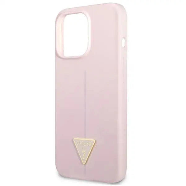 Guess Silicone Triangle Case for iPhone 13 Pro / 13 6.1’’ - Purple - Cell phone cases and covers<<<HurtelXML