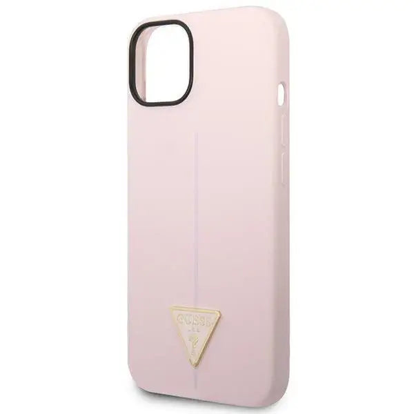 Guess Silicone Triangle Case for iPhone 14 6.1’’ - Purple - Cell phone cases and covers<<<HurtelXML