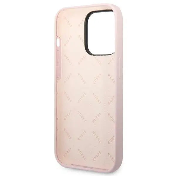 Guess Silicone Triangle iPhone 14 Pro 6.1’’ Case - Purple - Cell phone cases and covers<<<HurtelXML