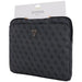 Guess Sleeve 4G Zipper Pocket Triangle Logo 14’’ Laptop Bag - Black - Laptop bags<<<HurtelXML