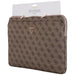 Guess Sleeve 4G Zipper Pocket Triangle Logo 14’’ Laptop Bag - Brown - Laptop bags<<<HurtelXML