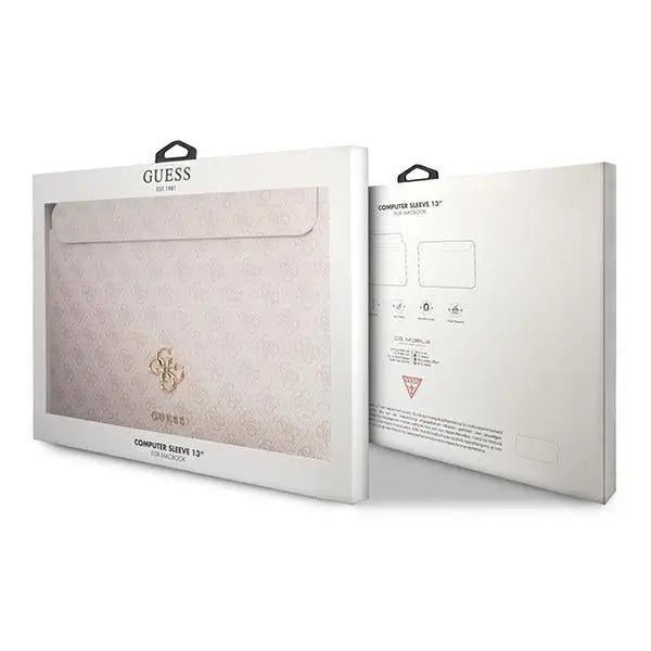 Guess Sleeve GUCS13G4GFPI 13’’ pink 4G Big Logo - Laptop bags<<<HurtelXML