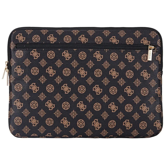 Guess Sleeve Peony Pocket Triangle 14’’ Laptop Bag - Black - Laptop bags<<<HurtelXML