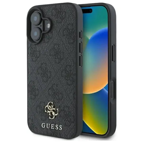 Guess Small Classic MagSafe case for iPhone 16 - black - Cell phone cases and covers<<<HurtelXML