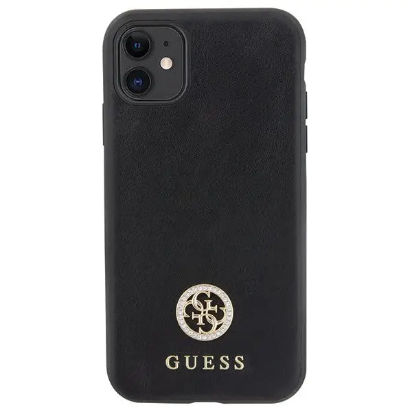 Guess Strass Metal Logo iPhone 11 / Xr 6.1’’ Case - Black - Cell phone cases and covers<<<HurtelXML