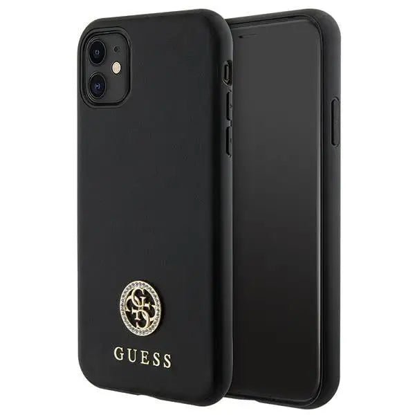 Guess Strass Metal Logo iPhone 11 / Xr 6.1’’ Case - Black - Cell phone cases and covers<<<HurtelXML