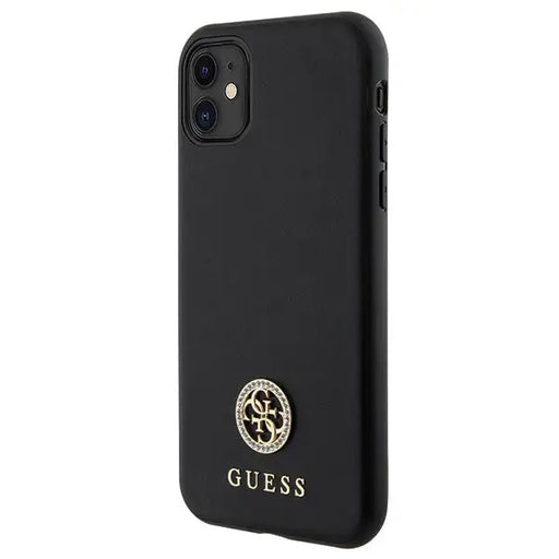 Guess Strass Metal Logo iPhone 11 / Xr 6.1’’ Case - Black - Cell phone cases and covers<<<HurtelXML