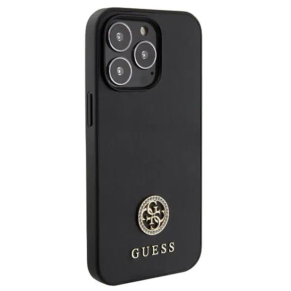 Guess Strass Metal Logo iPhone 13 Pro 6.1’’ Case - Black - Cell phone cases and covers<<<HurtelXML