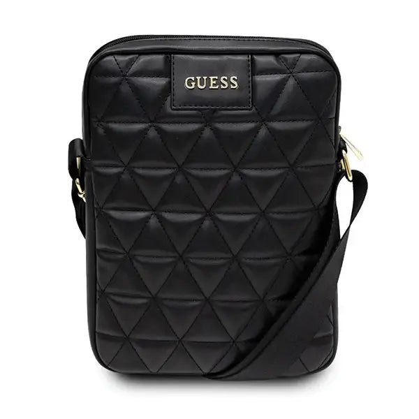 Guess Torba GUTB10QLBK 10’’ czarna/black Quilted Tablet Bag - Others<<<HurtelXML