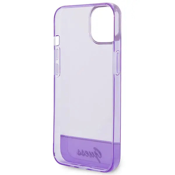 Guess Translucent iPhone 14 6.1’’ Case - Purple - Cell phone cases and covers<<<HurtelXML