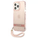 Guess Translucent Strap Case for iPhone 13 Pro / 13 6.1’’ - Pink - Cell phone cases and covers<<<HurtelXML