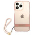 Guess Translucent Strap Case for iPhone 13 Pro / 13 6.1’’ - Pink - Cell phone cases and covers<<<HurtelXML