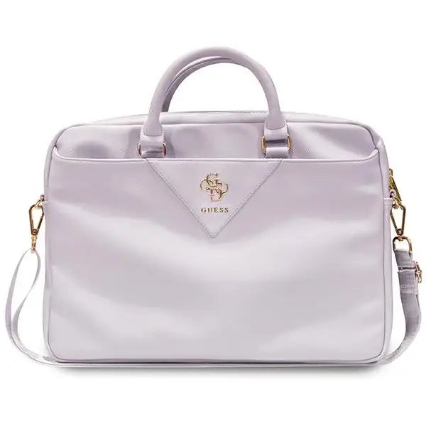 Guess Triangle 4G bag for a 16’’ laptop - purple - Laptop bags<<<HurtelXML