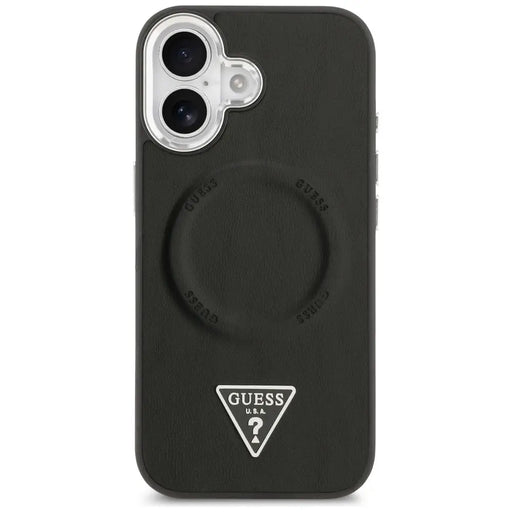 Guess Triangle Logo MagSafe case for iPhone 17 - black - Cell phone cases and covers<<<HurtelXML