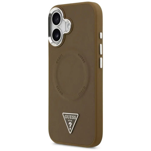 Guess Triangle Logo MagSafe case for iPhone 17 - brown - Cell phone cases and covers<<<HurtelXML