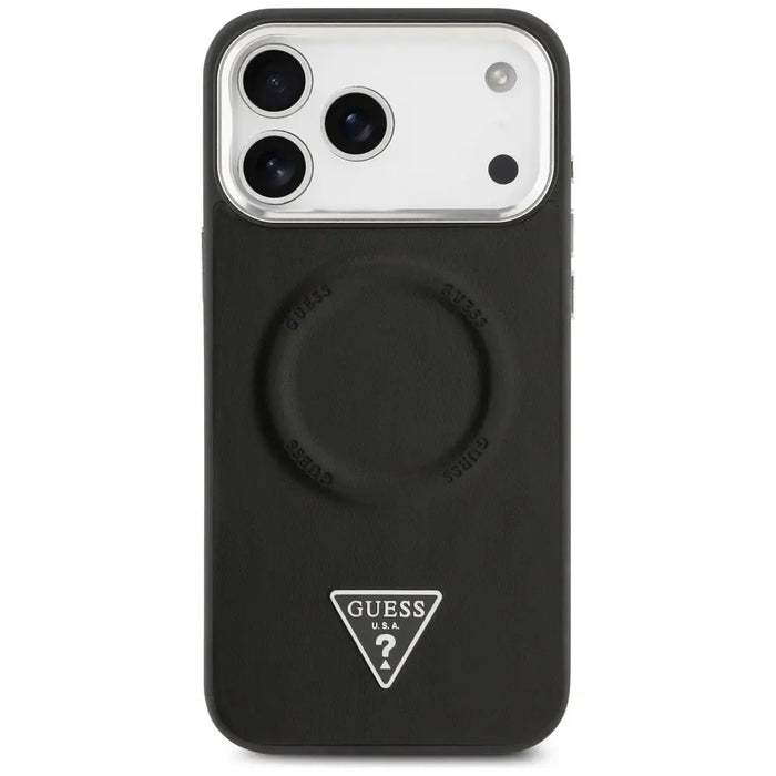 Guess Triangle Logo MagSafe case for iPhone 17 Pro - black - Cell phone cases and covers<<<HurtelXML