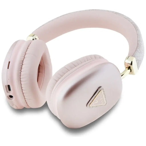 Guess Triangle Logo Over-Ear Headphones - Pink - Headphones and speakers<<<HurtelXML