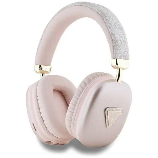 Guess Triangle Logo Over-Ear Headphones - Pink - Headphones and speakers<<<HurtelXML