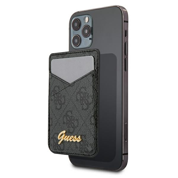 Guess Wallet Card Slot GUWMS4GTLBK MagSafe 4G grey/grey - Cell phone cases and covers<<<HurtelXML