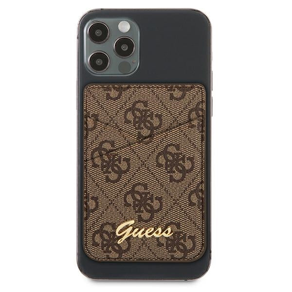 Guess Wallet Card Slot GUWMS4GTLBR MagSafe 4G brown/brown - Cell phone cases and covers<<<HurtelXML