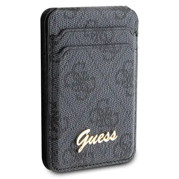 Guess Wallet Card Slot Stand GUWMSHG4SHK case - black MagSafe 4G Classic Logo - Cell phone cases and covers<<<HurtelXML