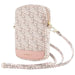 Guess Zip GCube Bottom Stripe phone bag - pink - Others<<<HurtelXML