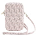 Guess Zip GCube Bottom Stripe phone bag - pink - Others<<<HurtelXML